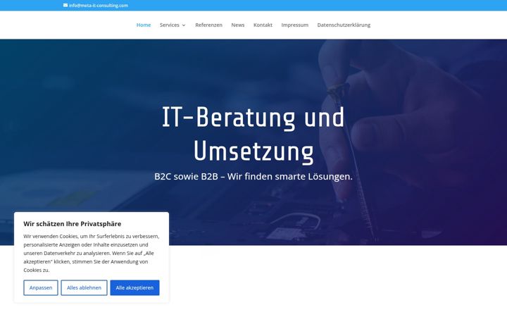 Screenshot of meta-it-consulting.com