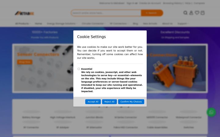 Screenshot of metabee.com