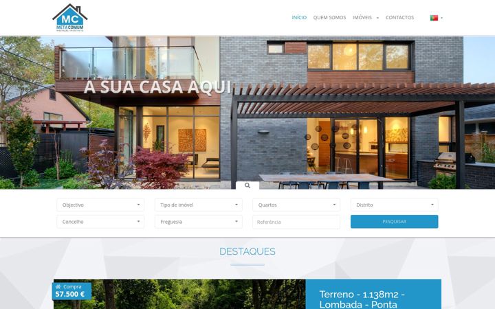 Screenshot of metacomum.com