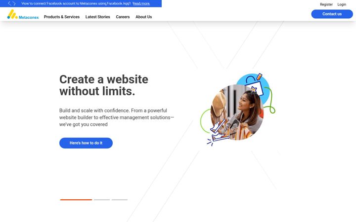 Screenshot of metaconex.io