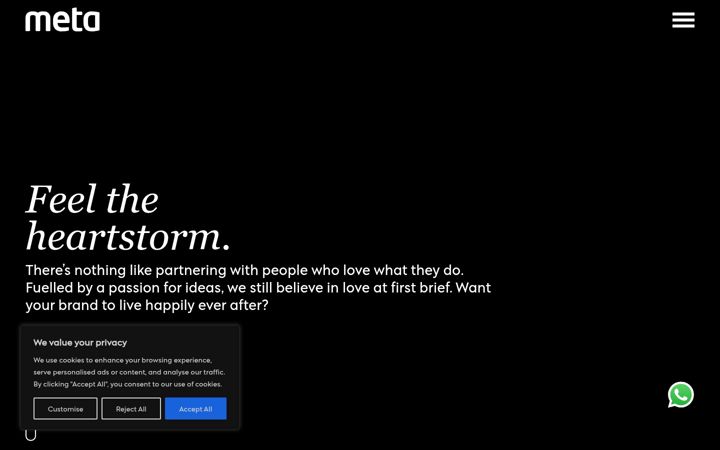 Screenshot of metacreativeagency.com