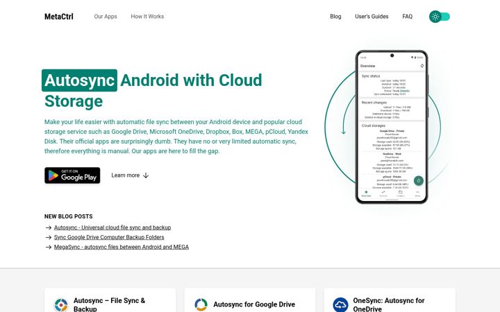 Screenshot of metactrl.com