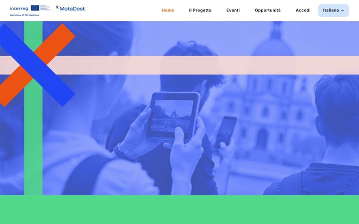 Screenshot of metadestination.eu