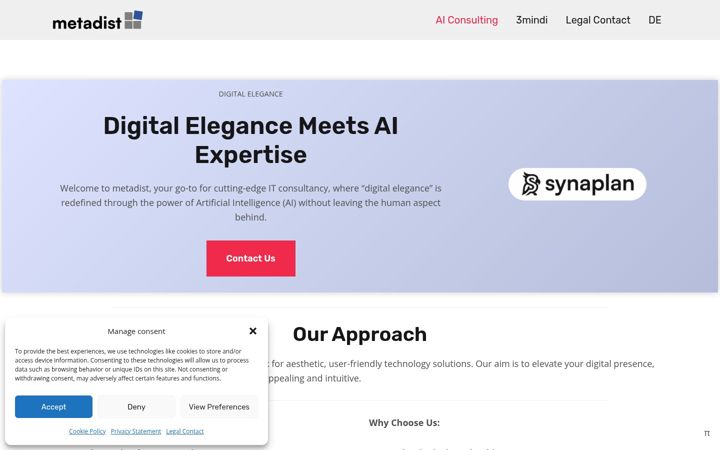 Screenshot of metadist.com