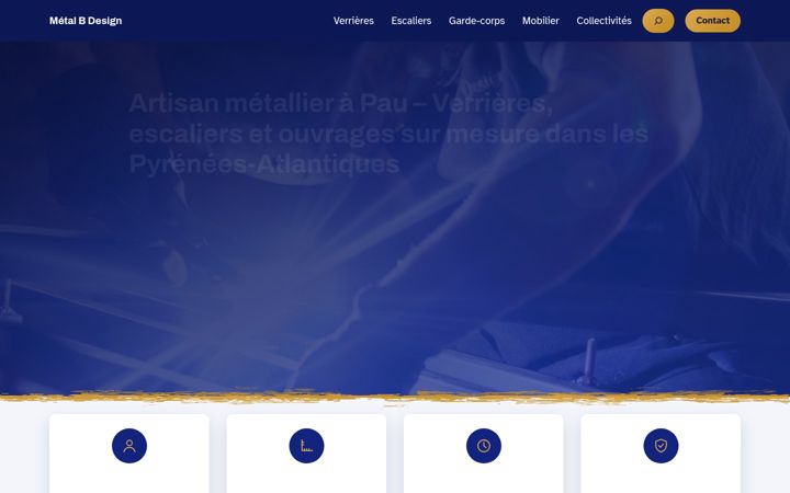 Screenshot of metalbdesign.com