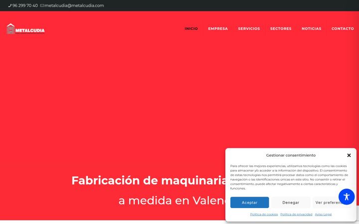Screenshot of metalcudia.com