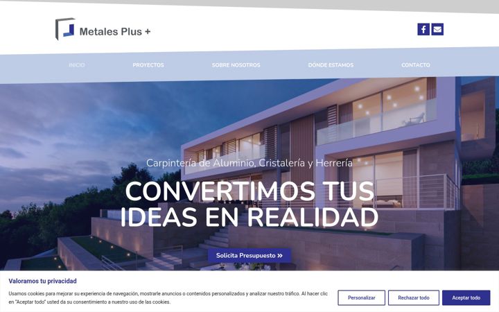 Screenshot of metalesplus.com