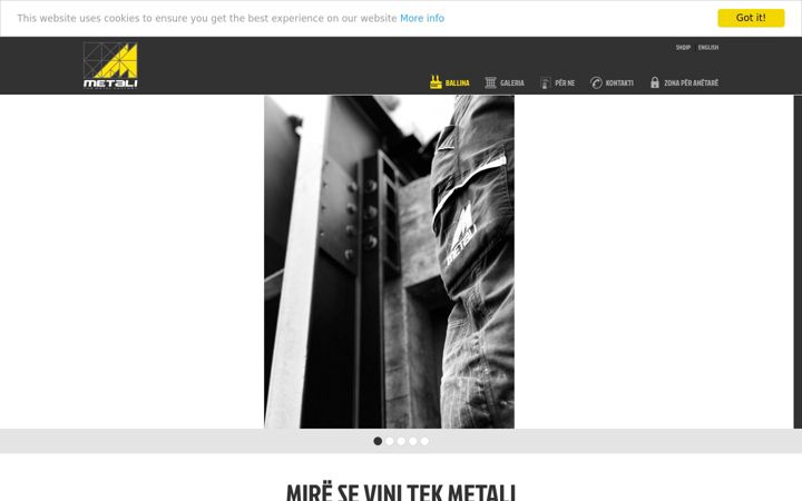 Screenshot of metali-ks.com