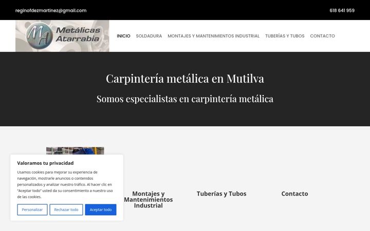 Screenshot of metalicasatarrabia.com