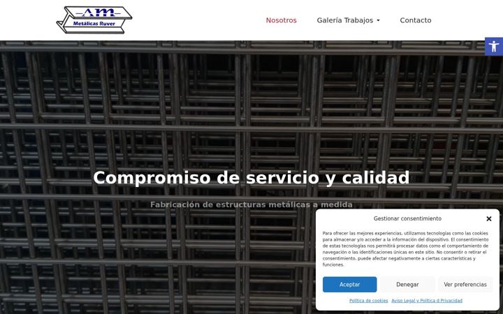 Screenshot of metalicasruver.com