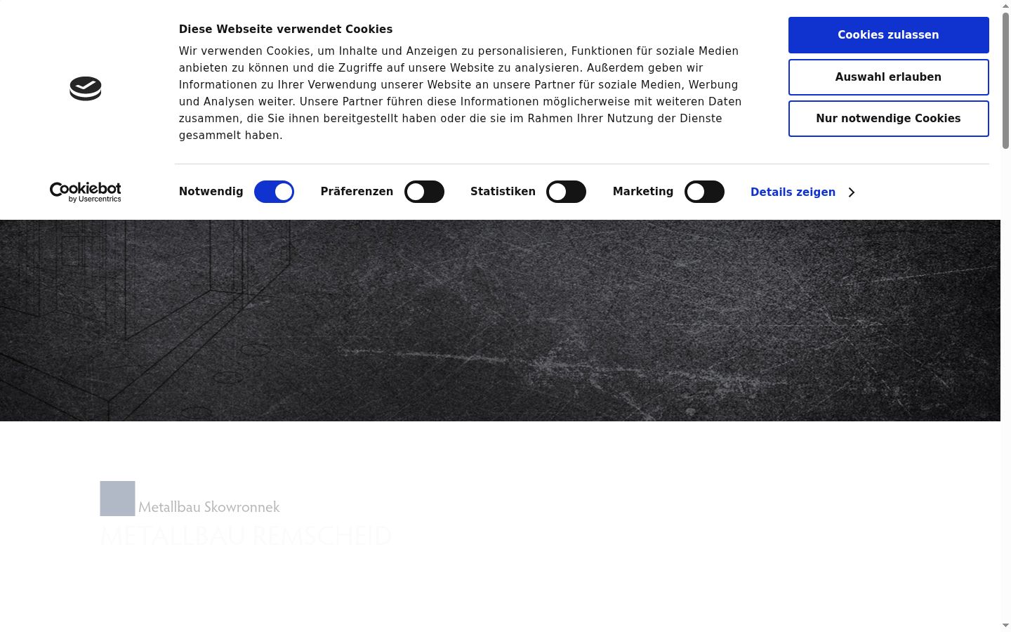 Screenshot του banner συγκατάθεσης που εμφανίστηκε πριν από οποιαδήποτε αλληλεπίδραση