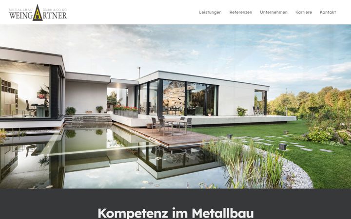 Screenshot του metallbau-weingartner.de