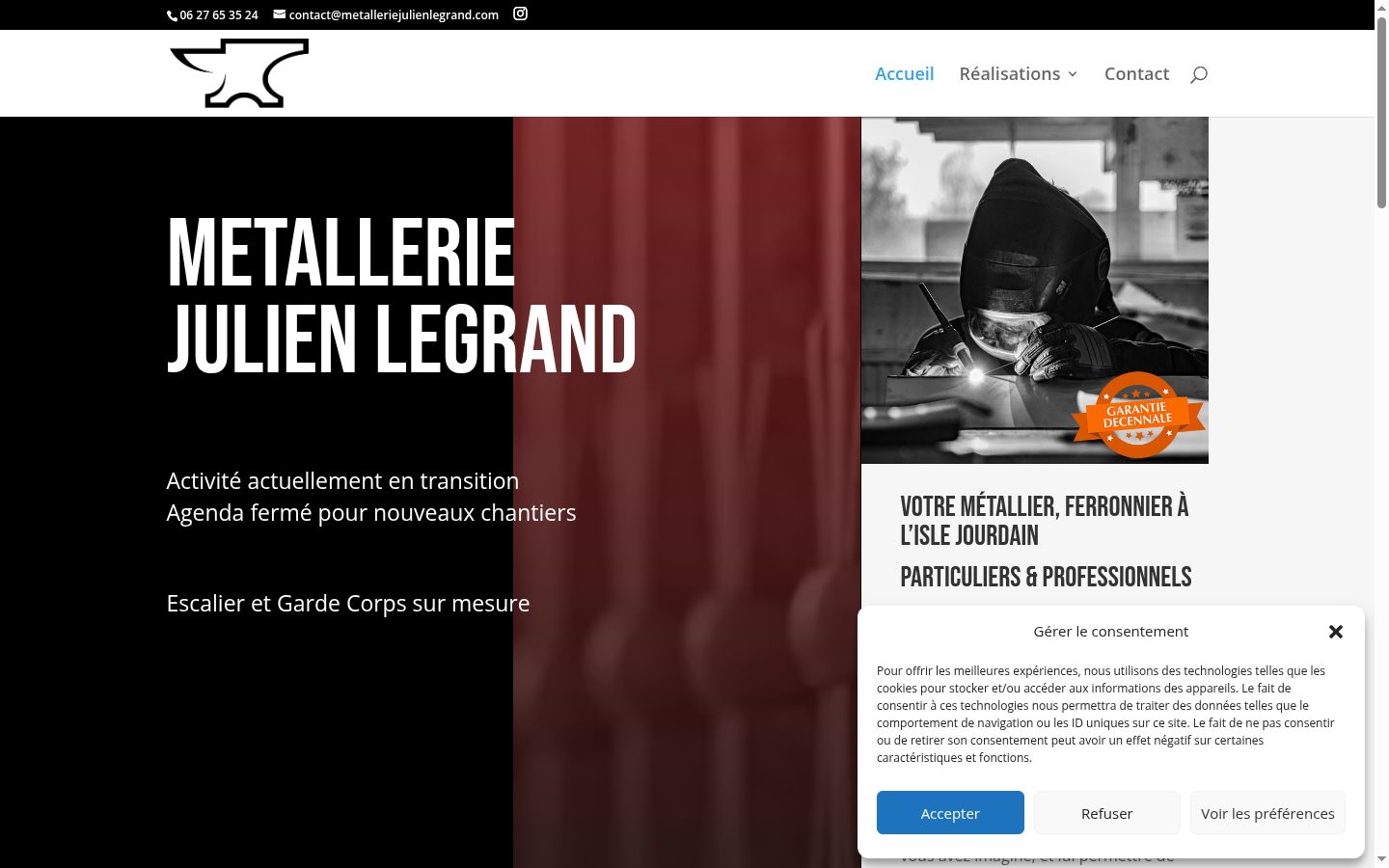 Zrzut ekranu banera zgody wyświetlanego przed jakąkolwiek interakcją