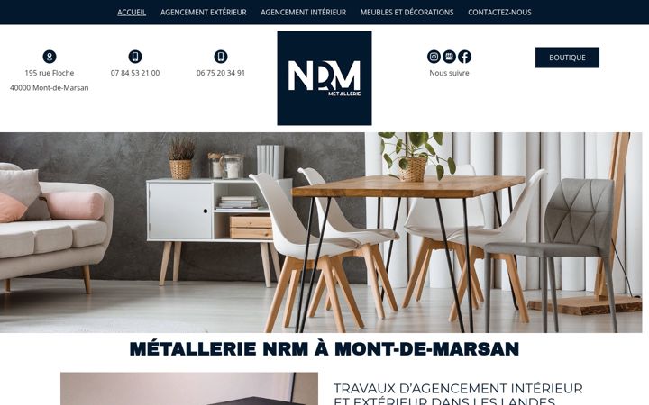 Screenshot of metallerienrm.com