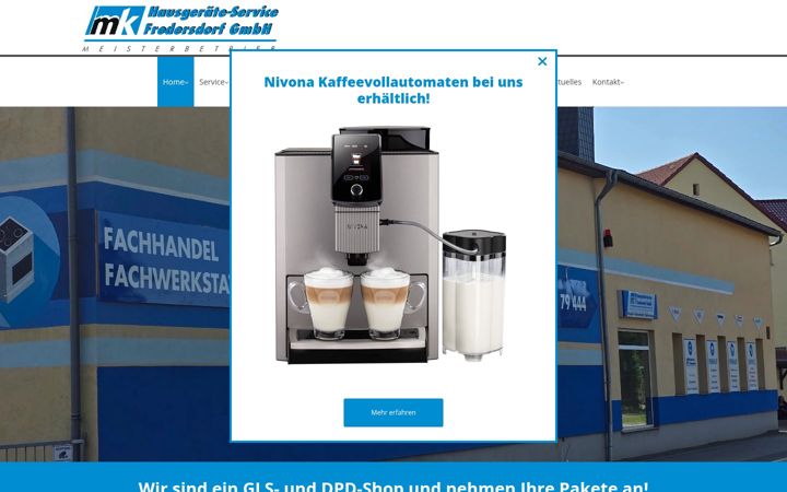 Screenshot of metallkunststoff.de