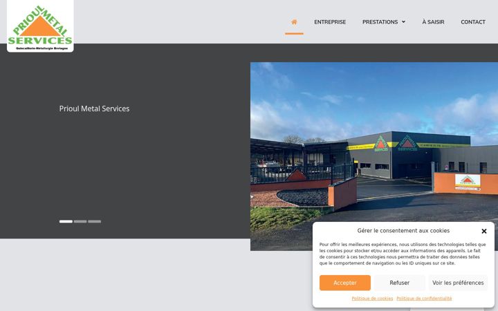 Screenshot of metallurgie-prioul-35.com