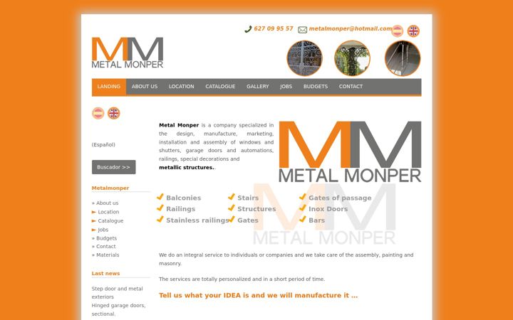 Screenshot of metalmonper.com