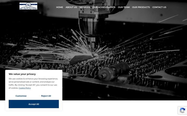 Screenshot of metalogalvanicdoo.com
