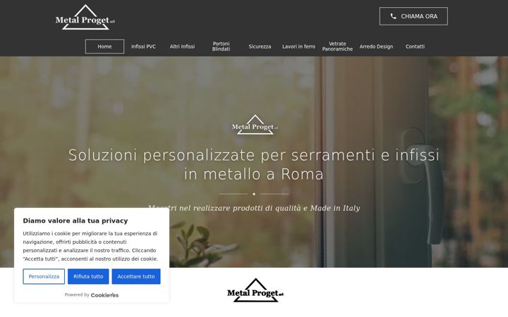 Screenshot of metalproget.com