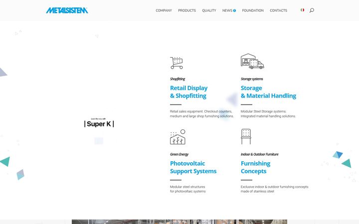 Screenshot of metalsistem.com