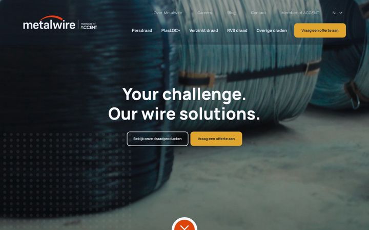 Captură de ecran a metalwire.com