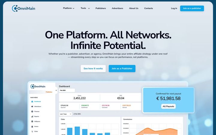 Screenshot of metamain.com