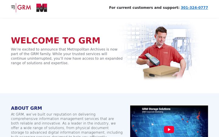 Screenshot of metarchives.com