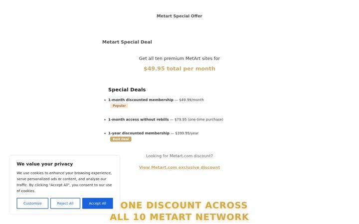 Screenshot of metartoffer.com