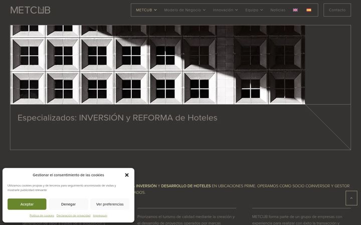 Screenshot of metcub.com