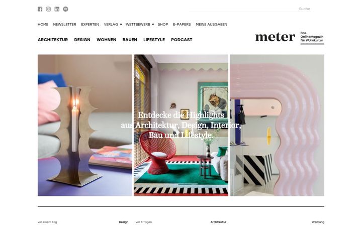 Screenshot of metermagazin.com