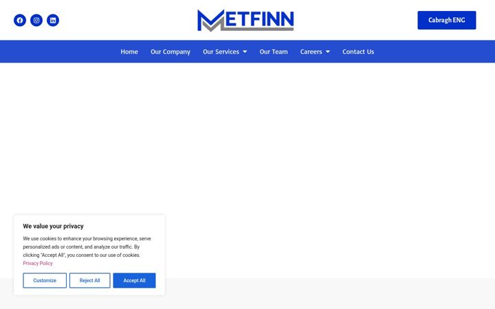 Screenshot of metfinn.com