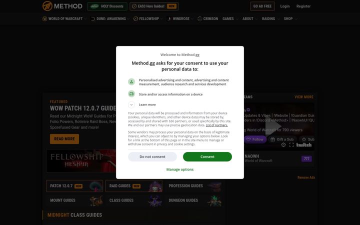 Screenshot of method.gg