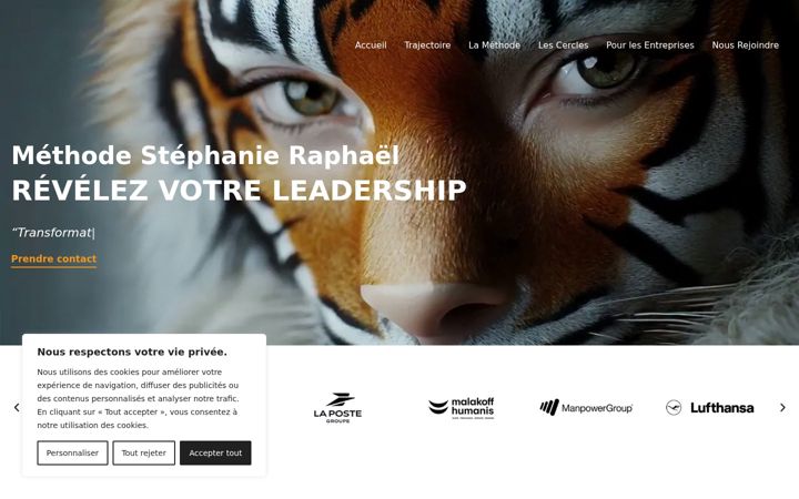 Screenshot of methodestephanieraphael.com