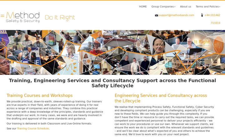 Screenshot of methodsands.com