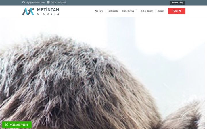 Screenshot of metintan.com