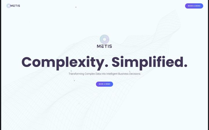 Screenshot of metis-iq.com