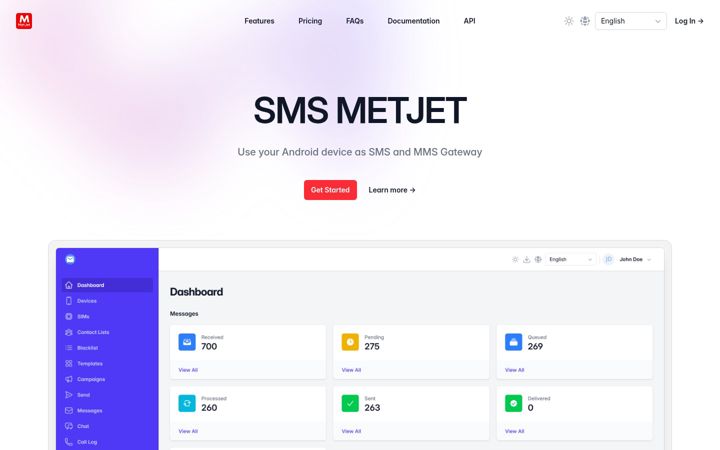 Screenshot of metjetconsulting.com