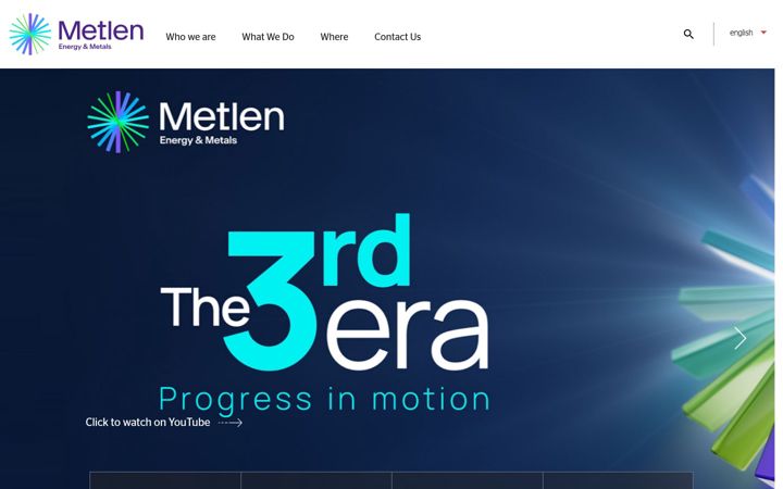 Screenshot of metlen.com