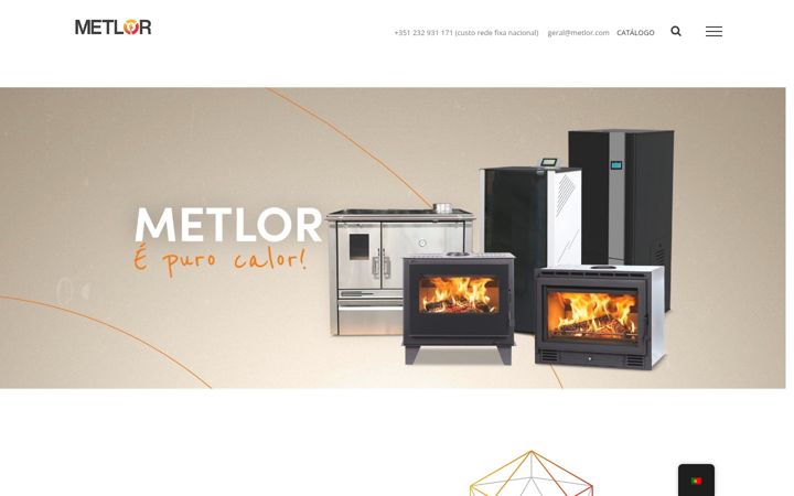 Screenshot of metlor.com