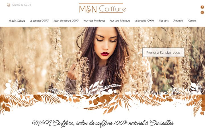 Screenshot of metncoiffure-cruseilles.com