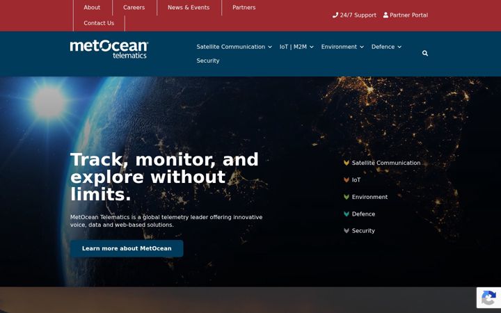 Screenshot of metocean.com