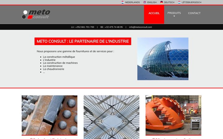Screenshot of metoconsult.com