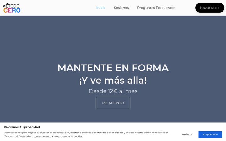 Screenshot of metodocero.com