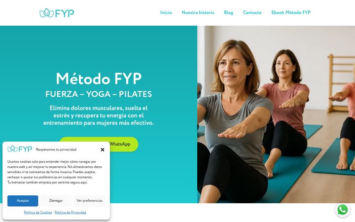 Screenshot of metodofyp.com