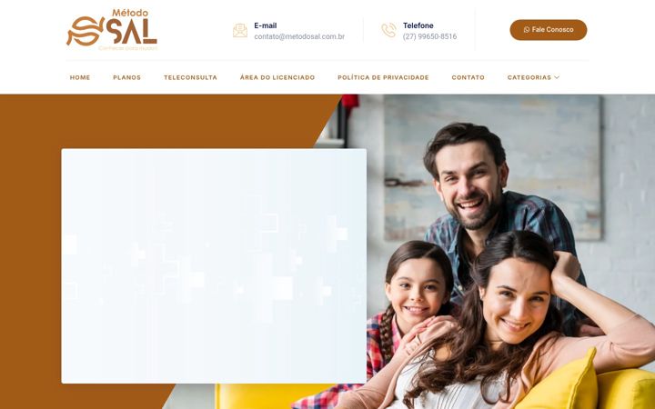 Screenshot of metodosal.com