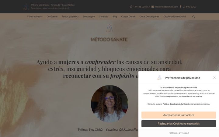 Screenshot of metodosanate.com
