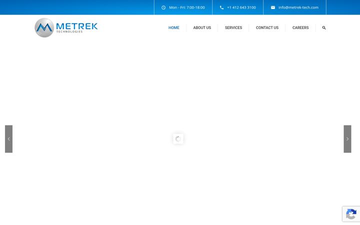 Screenshot of metrek-tech.com