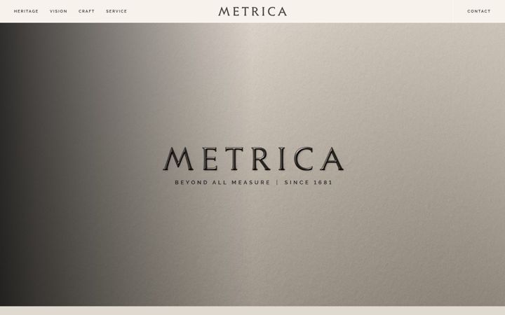 Screenshot of metrica.com