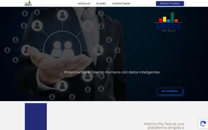 Screenshot of metricspt.com