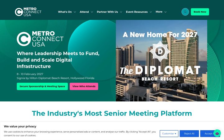 Screenshot of metro-connect-usa.com